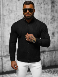 Pánský Svetr Černý OZONEE NB/MM6020/4