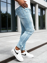 Pánské Džíny Světle-Modré OZONEE DO/2860