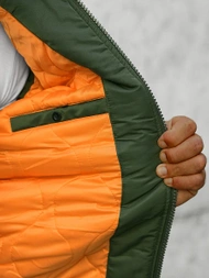 Pánská Bunda Zelená OZONEE O/X1026KZ