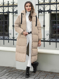 Dámská Bunda Béžová OZONEE JS/5M3163/62Z