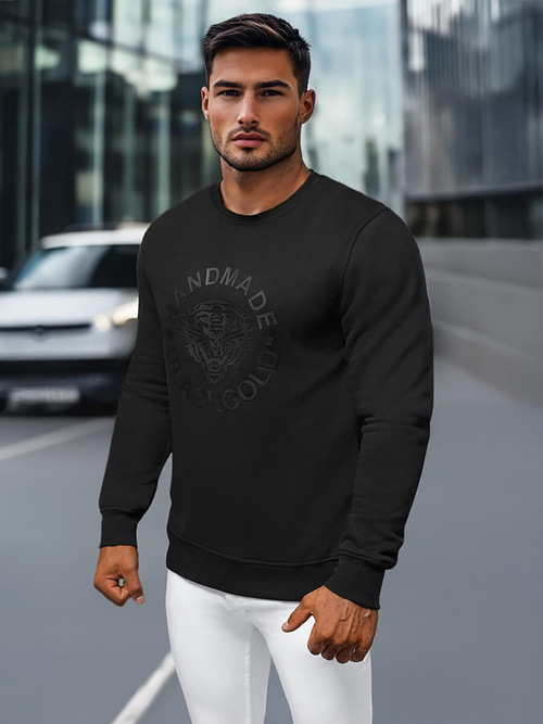 Pánská Mikina Černá OZONEE NB/MF2008Z