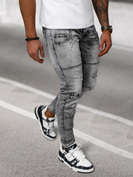 Pánské Džíny Grafitové OZONEE NB/MP0163N