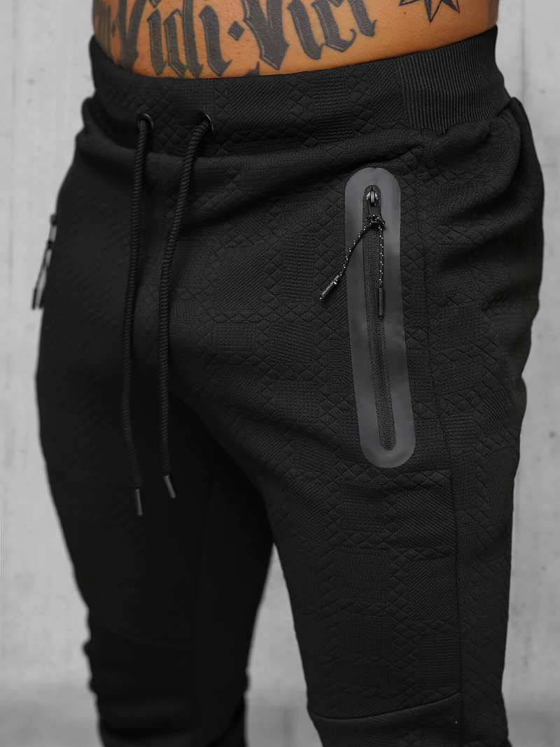 Pánská Tepláková Souprava Černá OZONEE O/FF3705AB