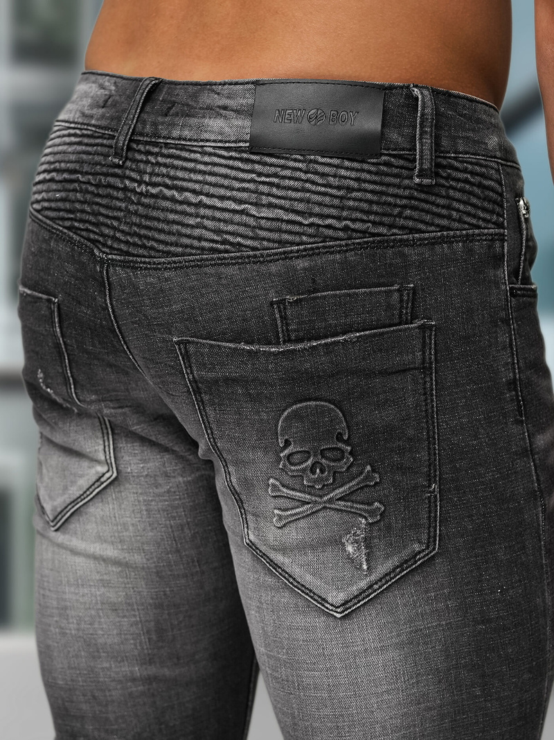 Pánské Džíny Černé OZONEE NB/MP0070NZ