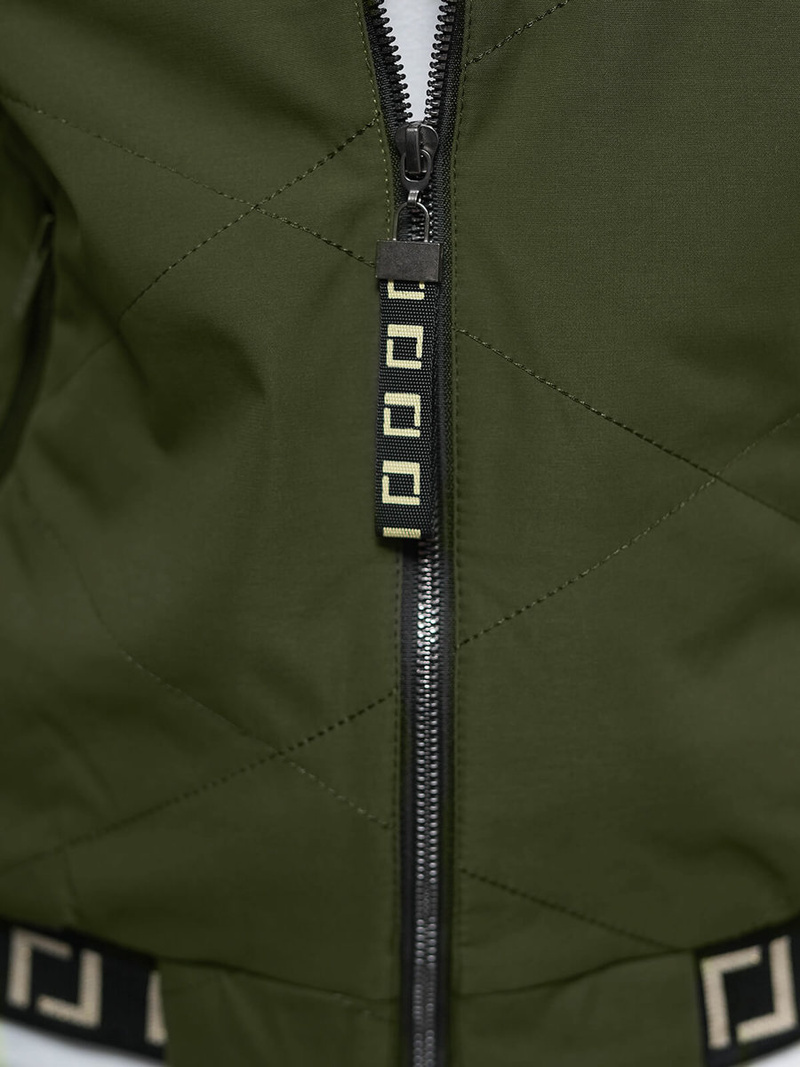 Dámská Bunda Tmavě-Zelená OZONEE JS/5M3161/136