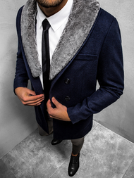 Pánský Kabát Námořnický Modry OZONEE O/5626