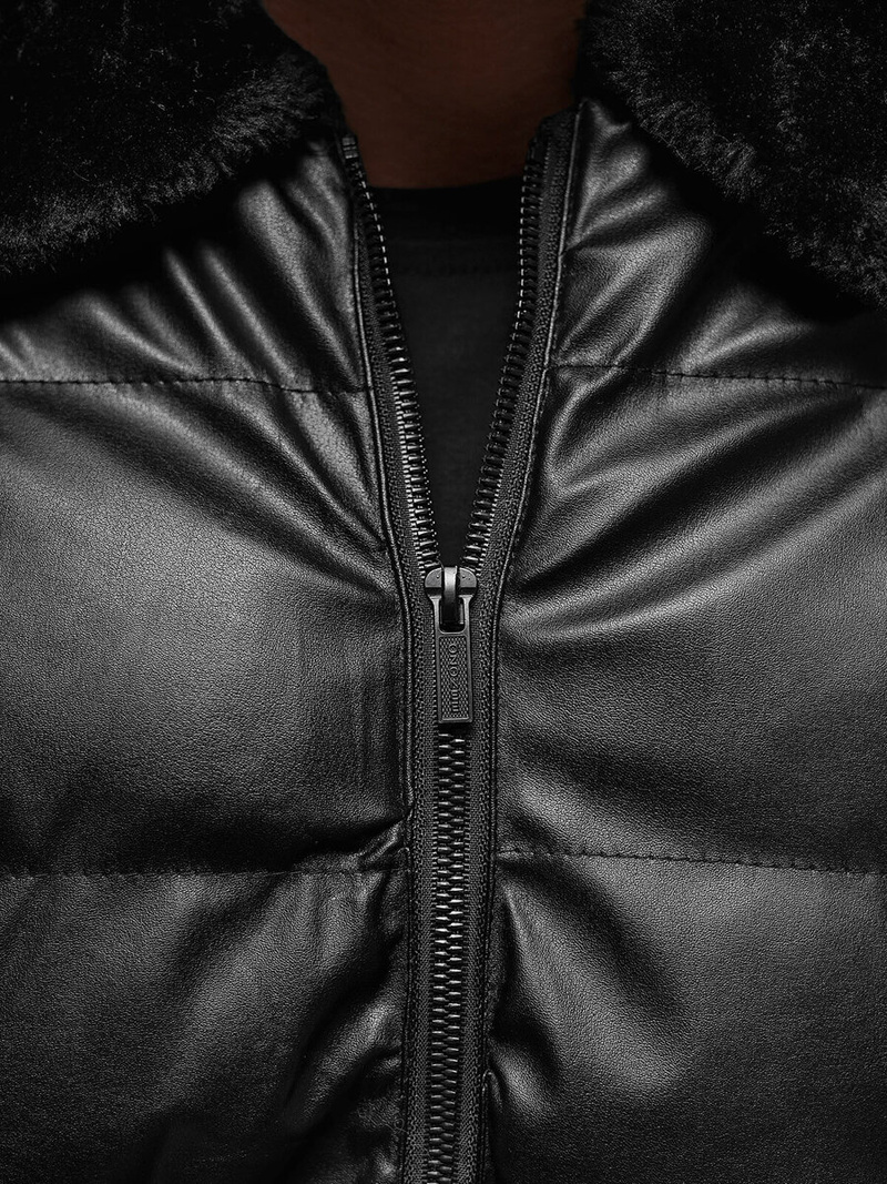 Pánská Bunda Černá OZONEE O/M795Z