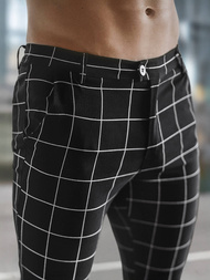 Pánské Chino Kalhoty Černé OZONEE O/P4009Z