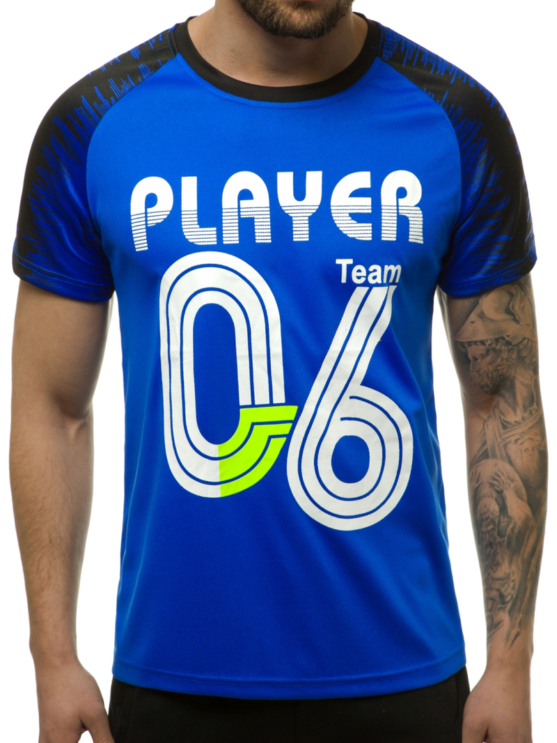 Pánské Tričko Modré OZONEE JS/KS2065