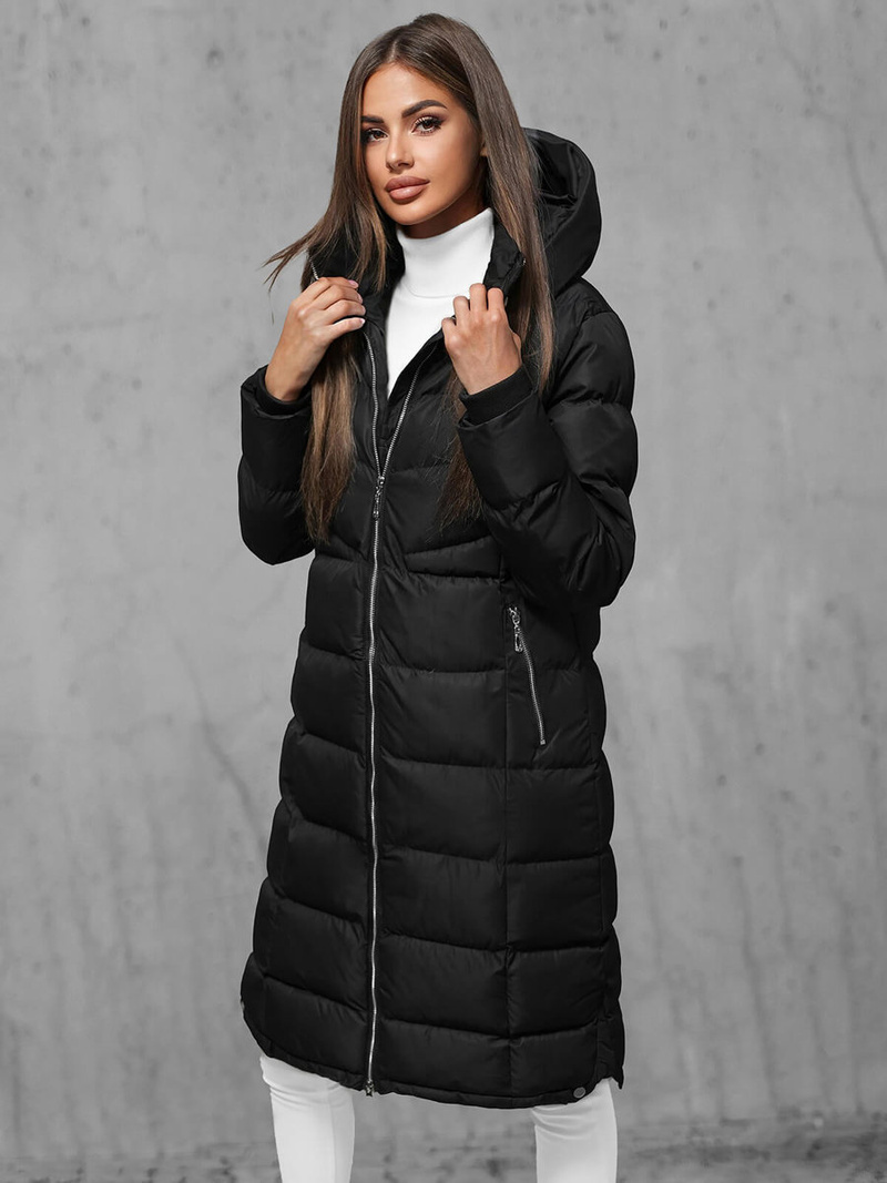 Dámská Bunda Černá OZONEE JS/M736/392