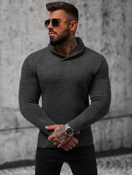 Pánský Svetr Grafitový OZONEE NB/MM6018/3Z