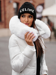 Dámská Bunda Bílá OZONEE JS/16M9099/281