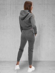 Dámská dvoudílná tepláková souprava grafitová OZONEE JS/8C67/5Z