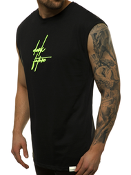 Pánské Tílko černo-žluté OZONEE MACH/M1176