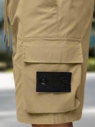 Pánské kraťasy béžové OZONEE JS/27K6538/6