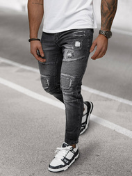 Pánské Džíny Černé OZONEE NB/MP0142N