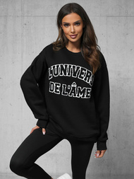 Mikina Černá OZONEE O/SWE23055