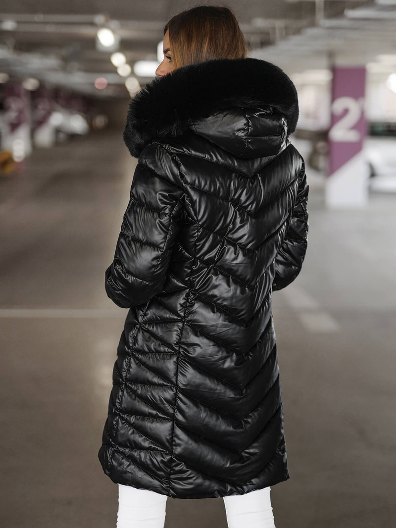 Dámská bunda černá OZONEE JS/16M9100/392Z