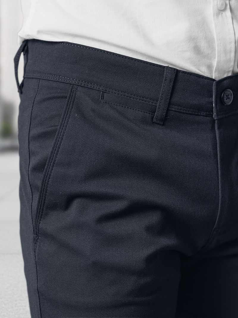 Pánské Chino Kalhoty Námořnické Modré OZONEE V/5100