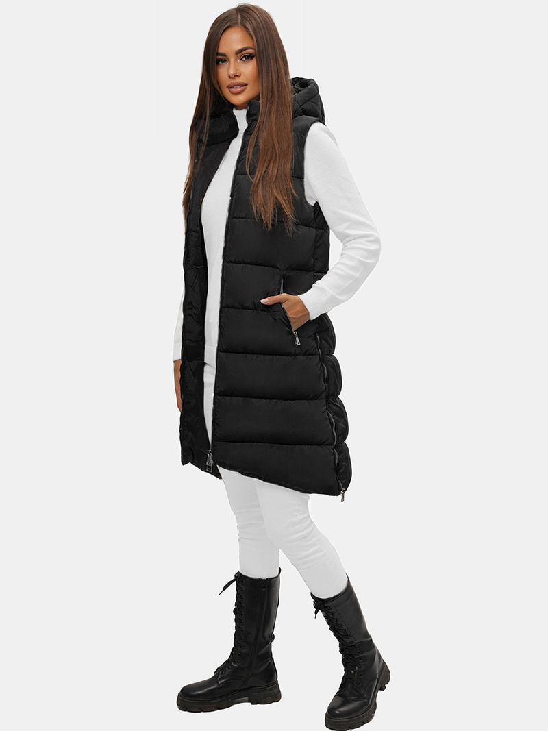 Dámská vesta černá OZONEE O/81261