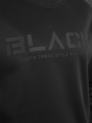 Pánská Mikina Černá OZONEE JS/8B1992/3