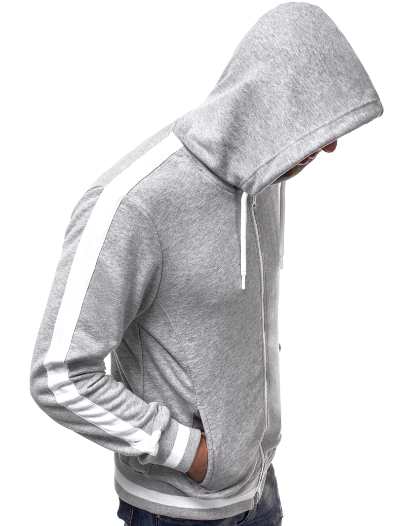 Pánská Mikina Šedé OZONEE A/1009Z