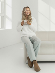 Dámská Mikina Bílá OZONEE JS/HH007/1