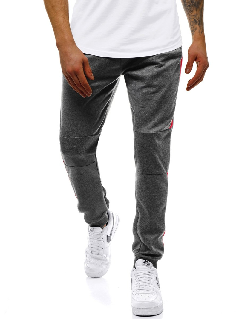 Pánské Tepláky Grafitové OZONEE JS/JZ11013