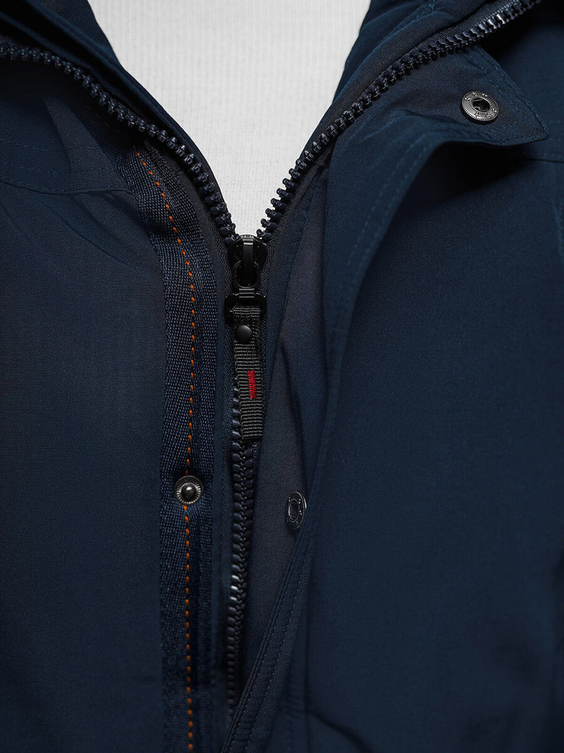 Pánská Zimní Bunda Námořnická Modřá OZONEE JS/5M718/215