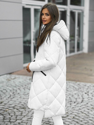 Dámská Bunda Bílá OZONEE JS/5M3168/281Z