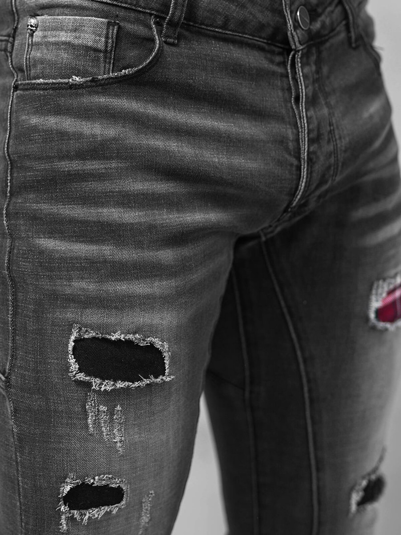 Pánské Džíny Černé OZONEE NB/MP0050NZ