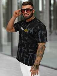 Pánské Tričko Černé OZONEE O/YN2/621