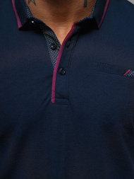 Pánské Polo Tričko Námořnická Modřá OZONEE O/DA758