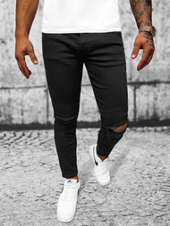 Pánské Džíny Černé OZONEE E/5391/02