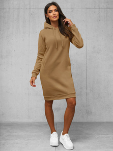 Dámská Mikina Tmavě Béžová OZONEE JS/YS10005/91Z