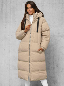 Dámská Bunda Béžová OZONEE JS/5M3163/62Z