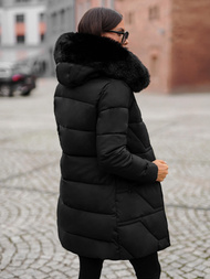 Dámská Zimní Bunda Černá OZONEE JS/16M9099/392Z