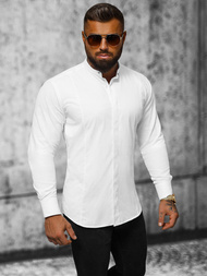 Pánská Košile Bílá OZONEE O/V72