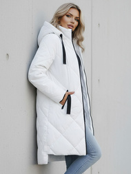 Dámská Bunda Bílá OZONEE JS/5M3168/281Z