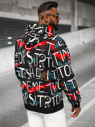 Pánská Mikina Černá OZONEE JS/8B1233/3