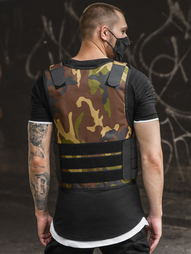 Pánská Vesta Maskáčová OZONEE PE/4003