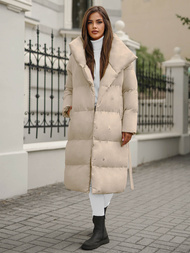 Dámská Bunda Béžová OZONEE JS/M737/62Z