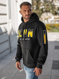 Pánská Mikina Černá OZONEE JS/8B1739/3