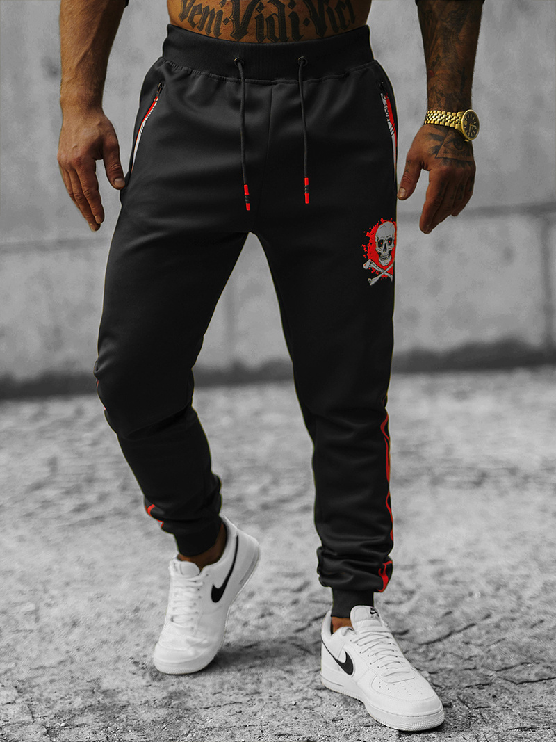 Pánské Tepláky Černé OZONEE JS/K10237Z