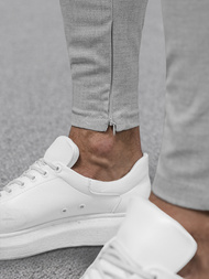 Pánské Chino Kalhoty Šedé OZONEE DJ/3300