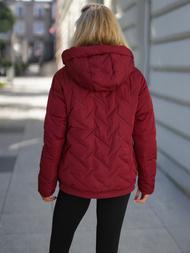 Dámská bunda burgundská OZONEE JS/16M9300/06