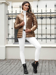 Dámská Bunda Zlato OZONEE JS/16M9110/84Z