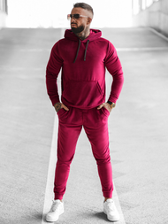 Pánská Tepláková Souprava Vínová OZONEE O/12131Z