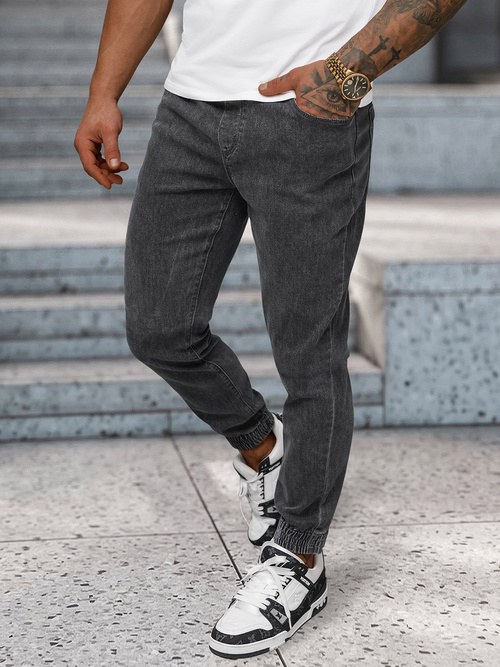 Pánské Džíny Jogger Grafitové OZONEE NB/MP0272GS