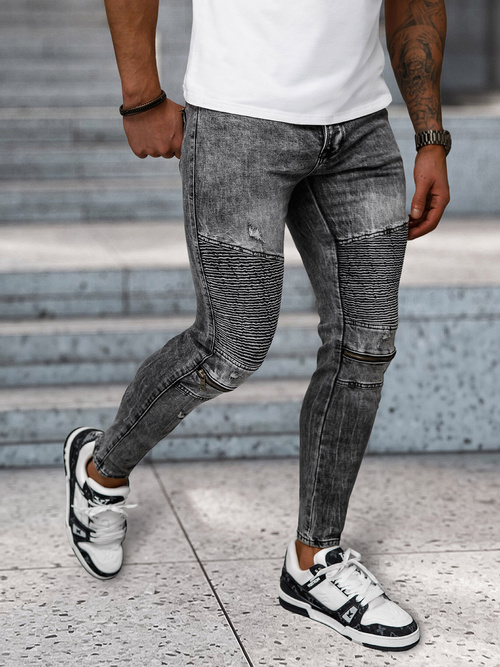 Pánské Džíny Černé OZONEE NB/MP0069N